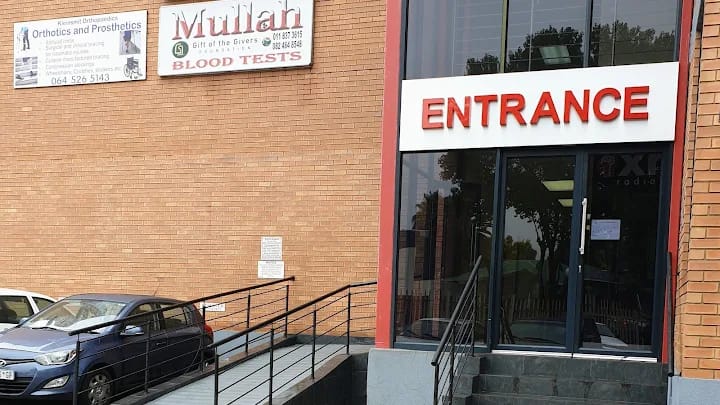 Entrance to the Dr S.Z. Kadar practice in Mayfair, Johannesburg